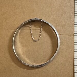 Elegant Silver Bangle Bracelet